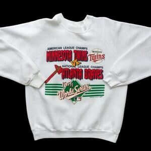 1991 World Series Atlanta Braves vs Minnesota Twins Graphic Sweatshirt